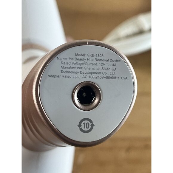 ARTOLF SKB-1808 Unisex White Rose Gold Ice Beauty IPL Laser Hair Removal Device - Picture 11 of 12